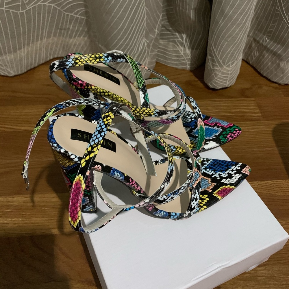 SHEIN Strappy Heels